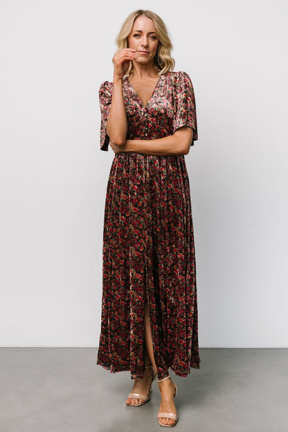 Baltic Born - Irina Velvet Maxi Dress