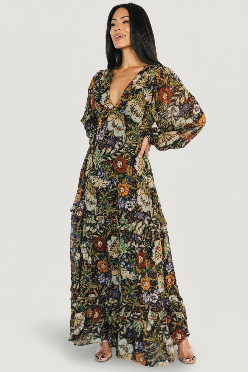 Baltic Born - Bowman Deep V Maxi Dress