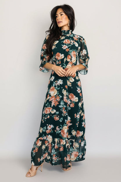 Baltic Born - Marie Mock Neck Maxi Dress