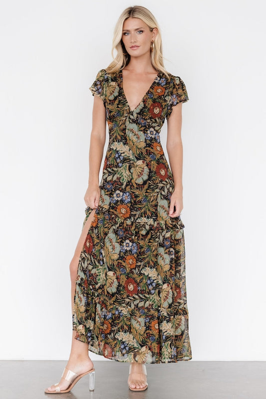 Baltic Born - Riverwood Deep V Maxi Dress