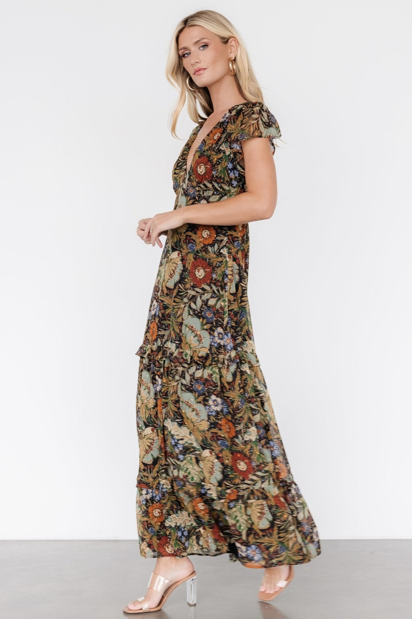Baltic Born - Riverwood Deep V Maxi Dress