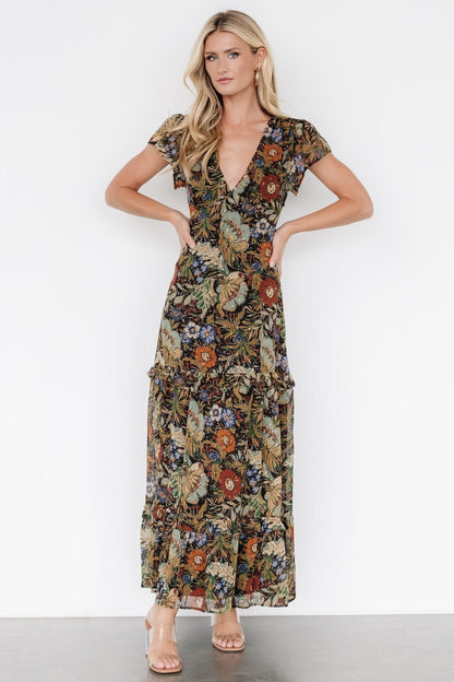 Baltic Born - Riverwood Deep V Maxi Dress