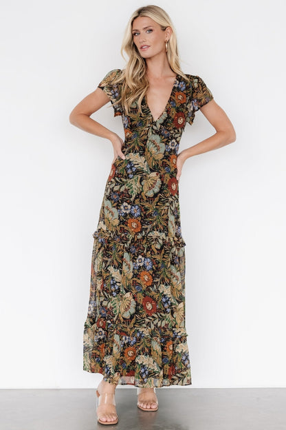 Baltic Born - Riverwood Deep V Maxi Dress
