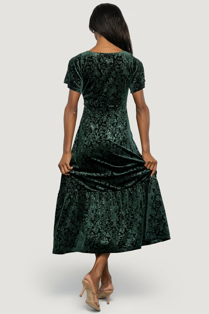 Baltic Born - Eirene Velvet Dress