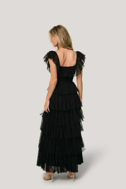 Baltic Born - Valora Swiss Dot Tulle Maxi Dress