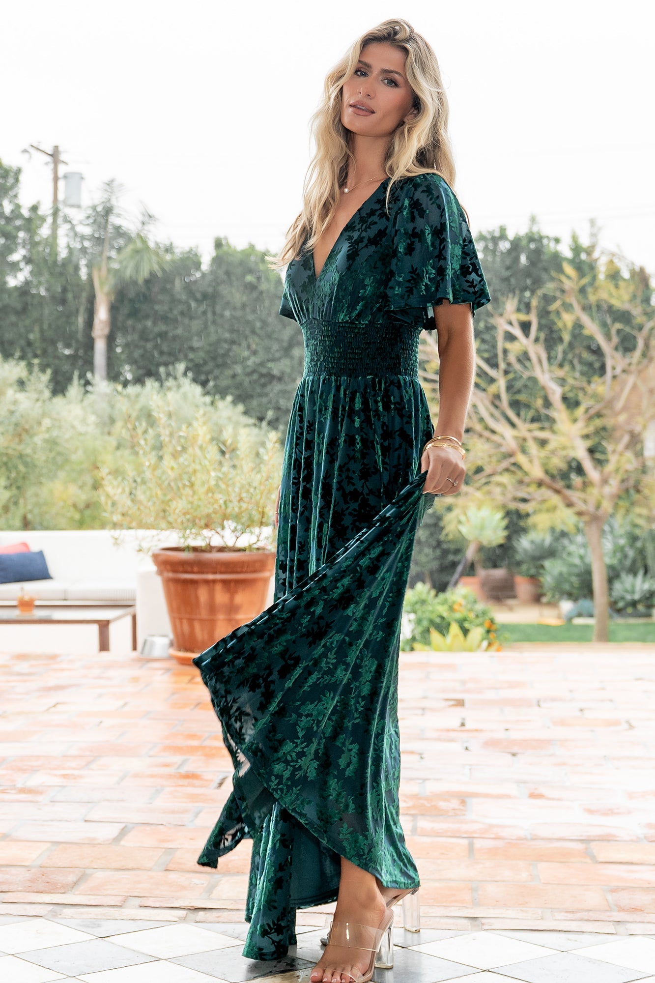 Baltic Born - Veronica Velvet Maxi Dress