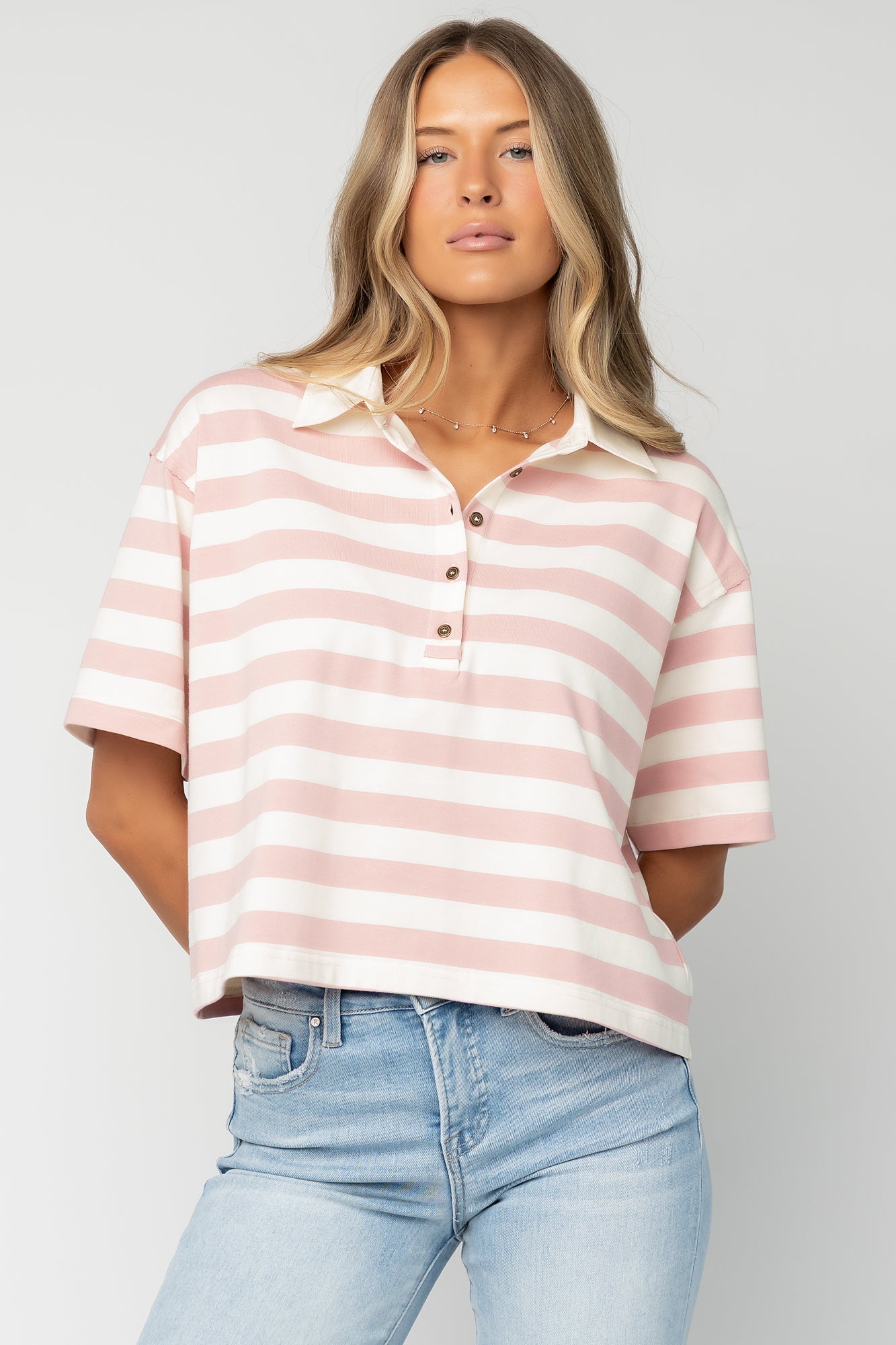 Baltic Born - Ruby Striped Top