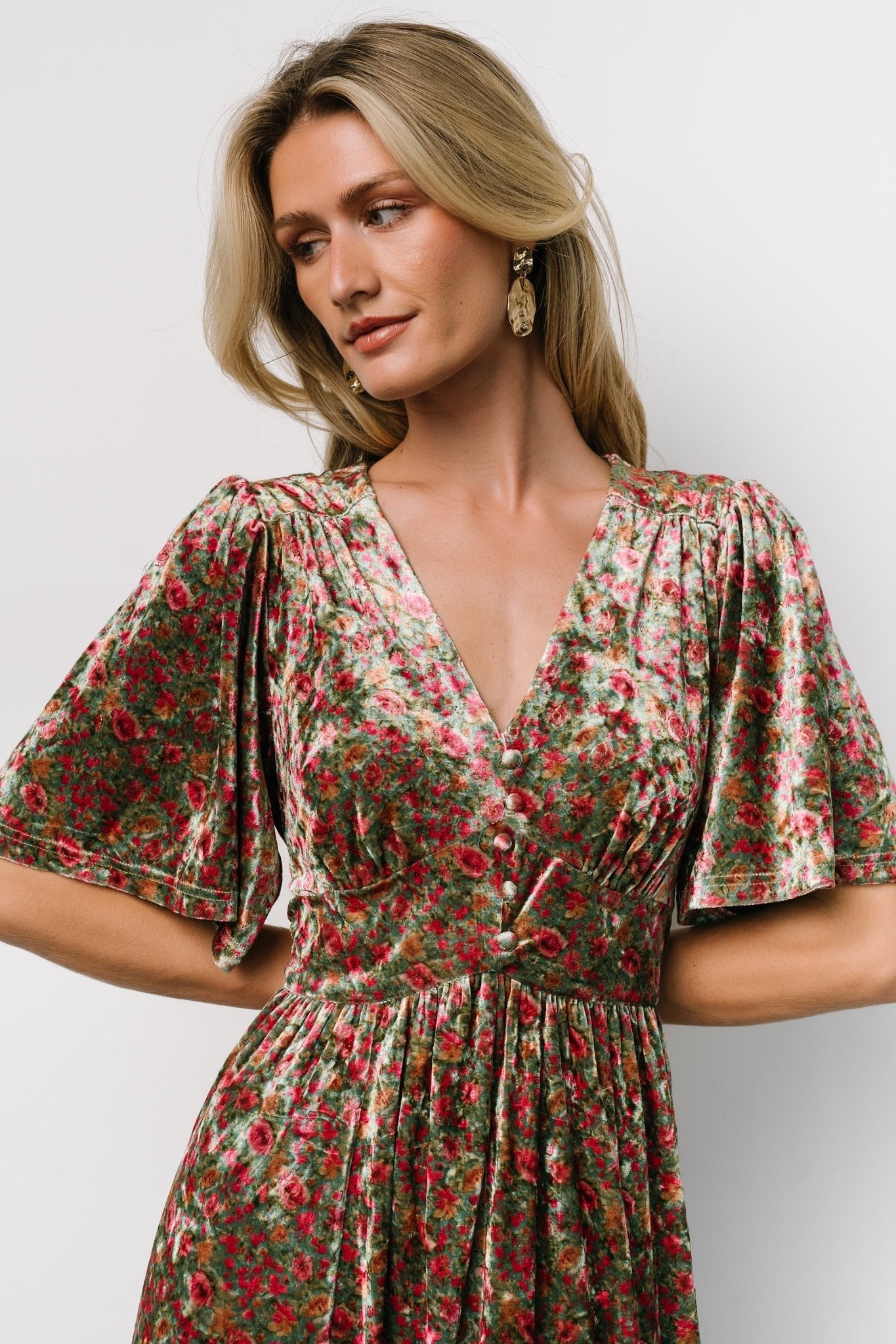 Baltic Born - Irina Velvet Maxi Dress