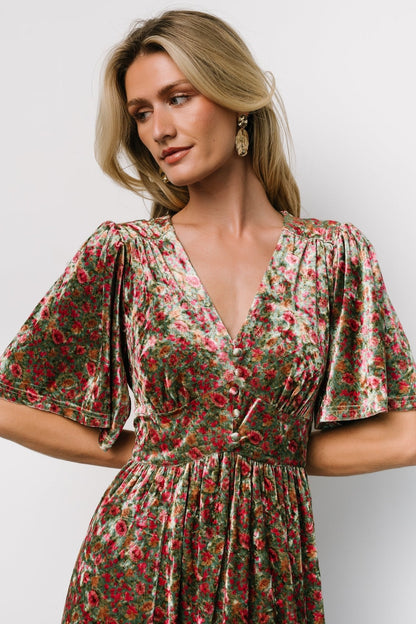 Baltic Born - Irina Velvet Maxi Dress