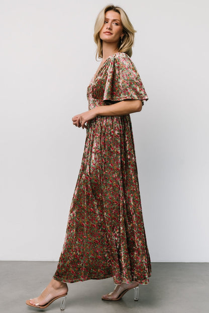 Baltic Born - Irina Velvet Maxi Dress