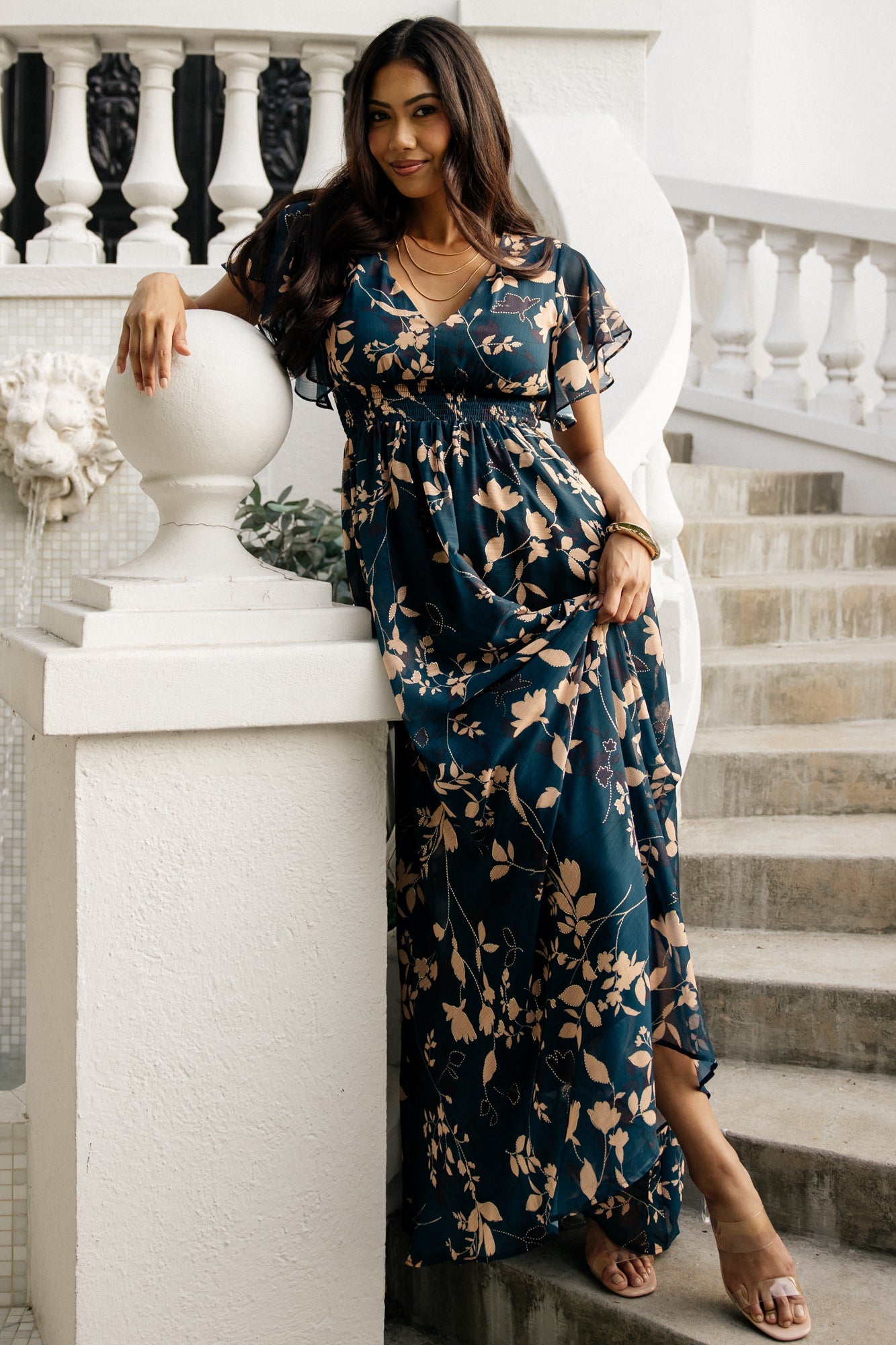 Baltic Born - Lynlee Metallic Maxi Dress