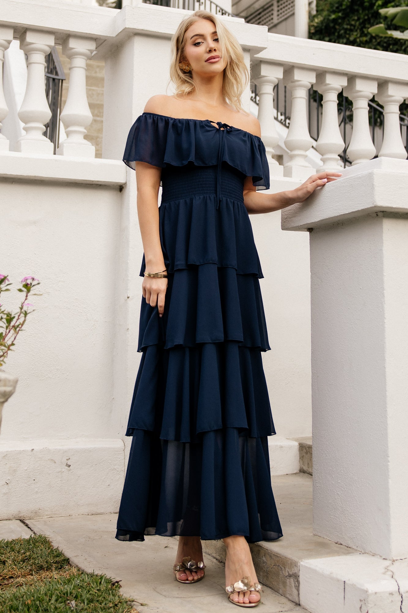 Baltic Born - Carina Off Shoulder Maxi Dress