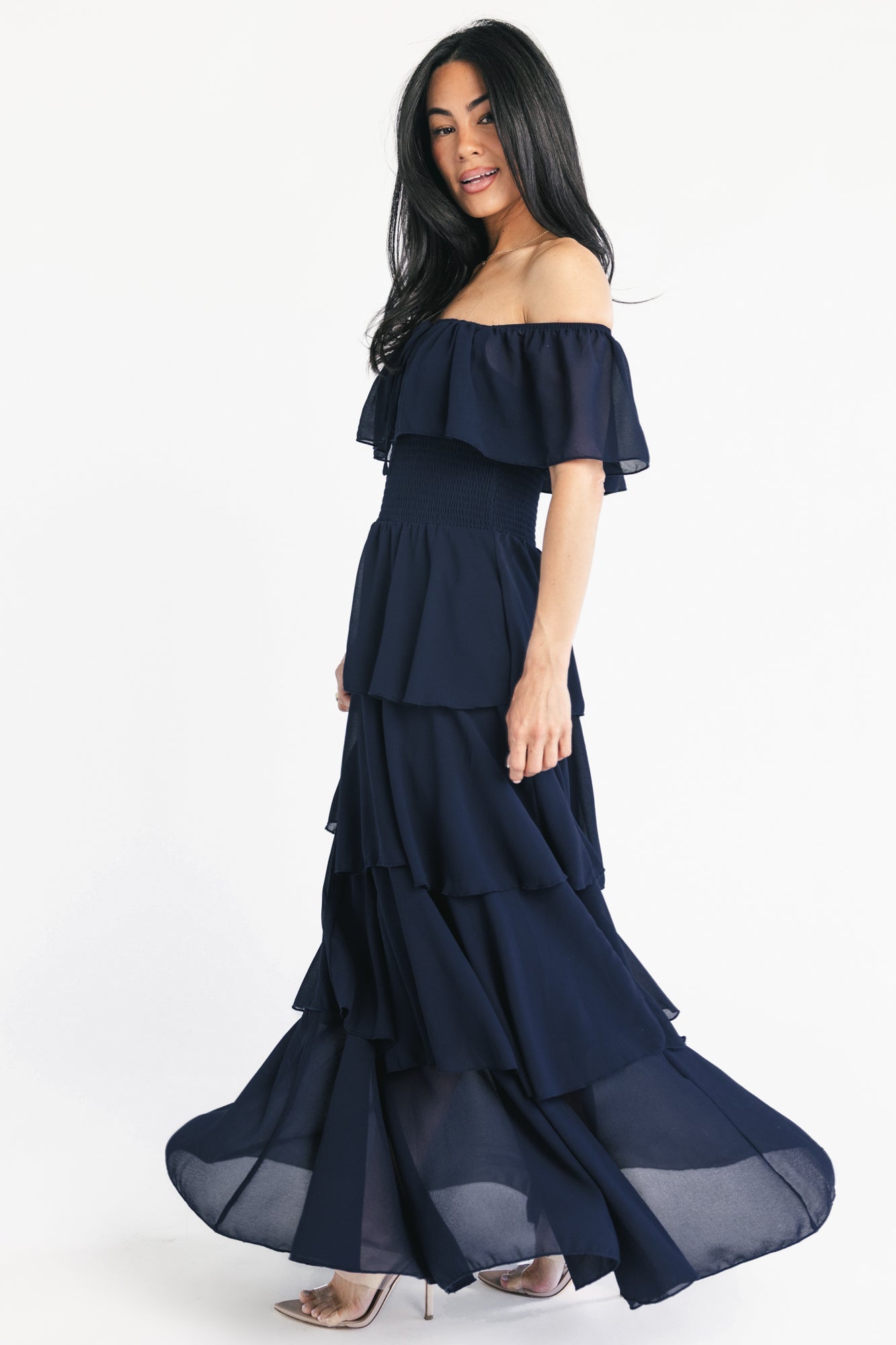 Baltic Born - Carina Off Shoulder Maxi Dress