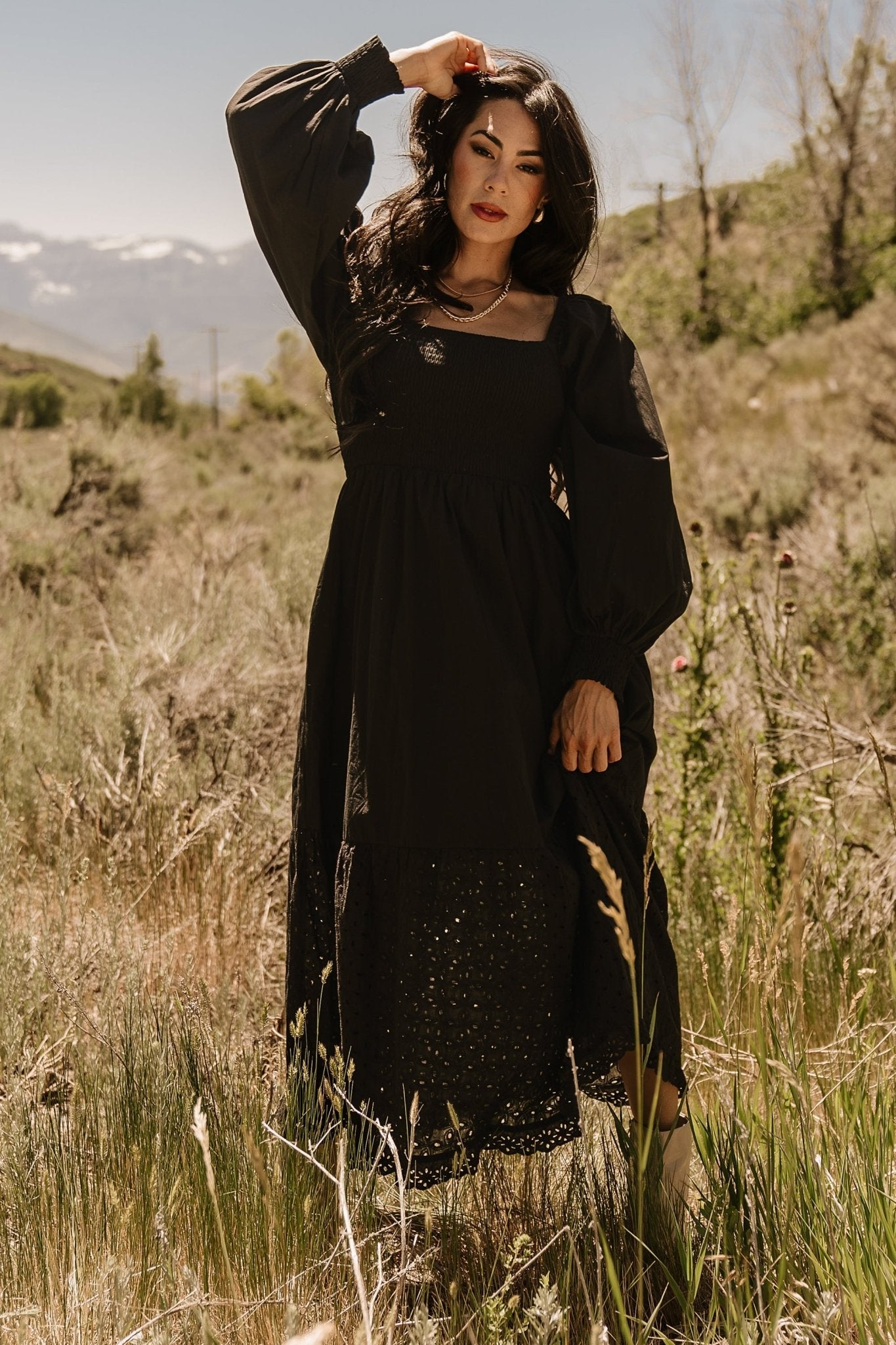 Baltic Born - Chandler Eyelet Maxi Dress