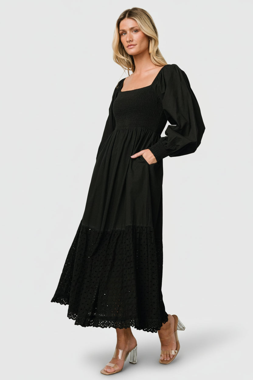 Baltic Born - Chandler Eyelet Maxi Dress