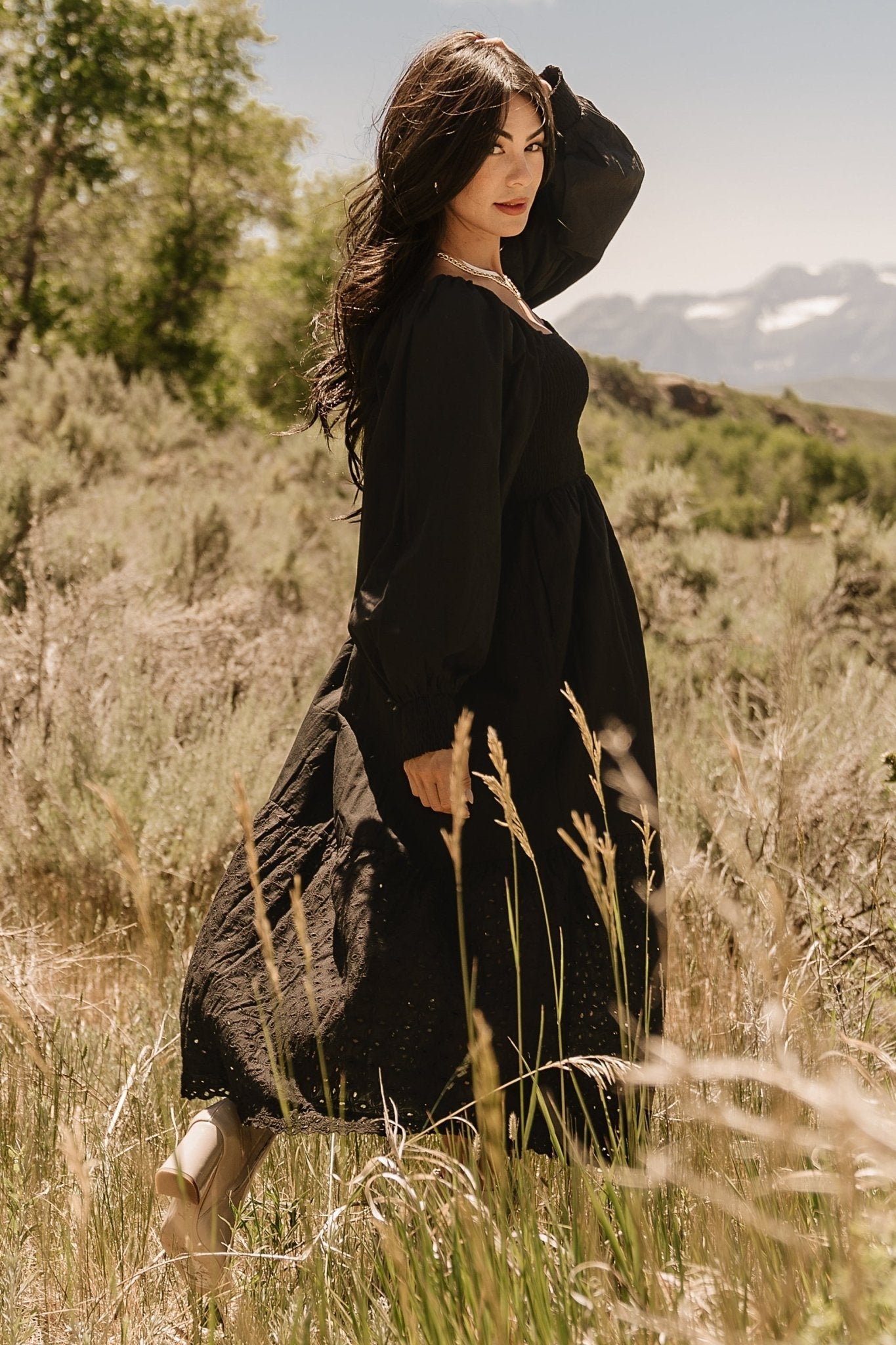 Baltic Born - Chandler Eyelet Maxi Dress
