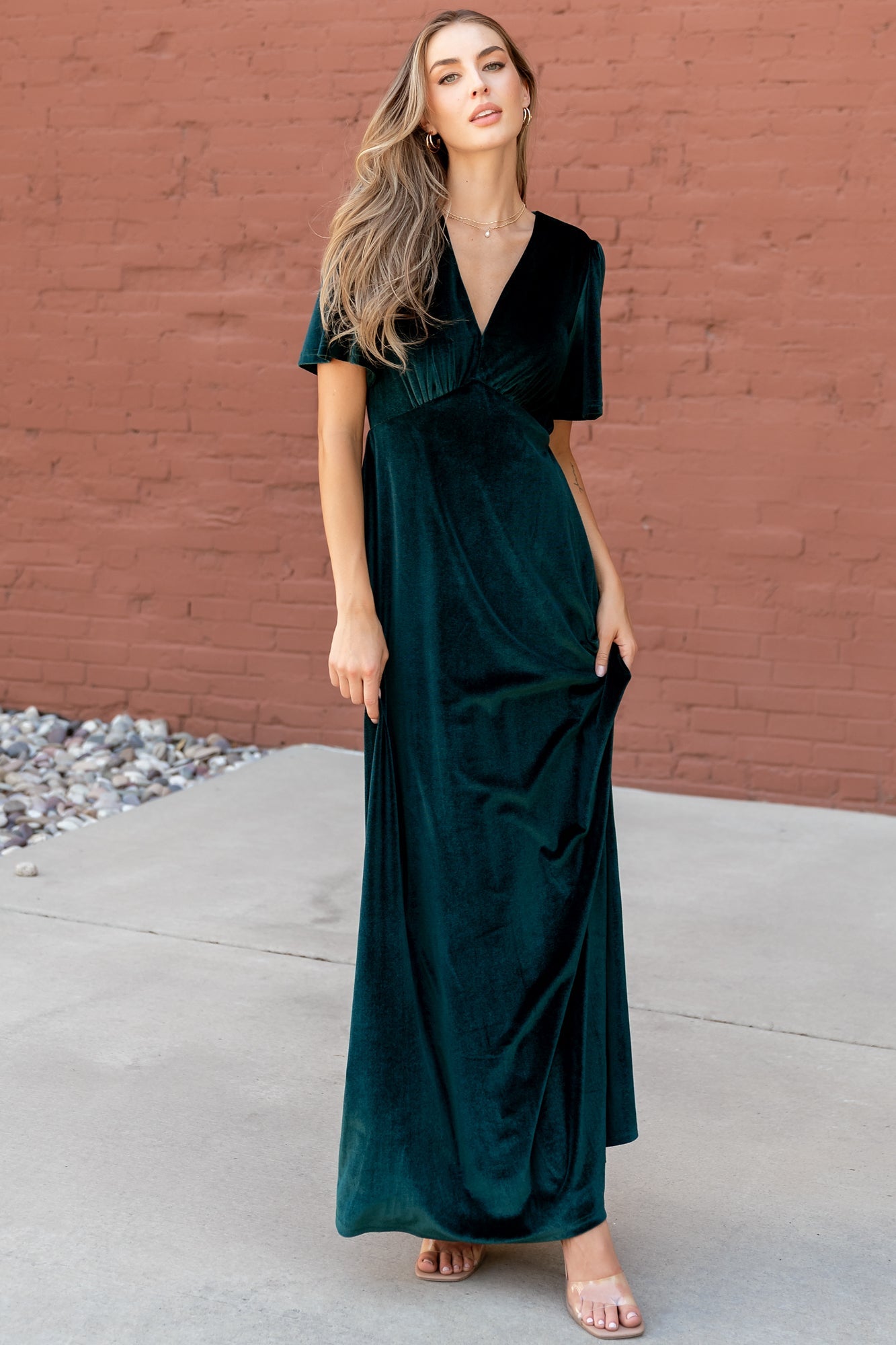 Baltic Born - Vivian Velvet Maxi Dress
