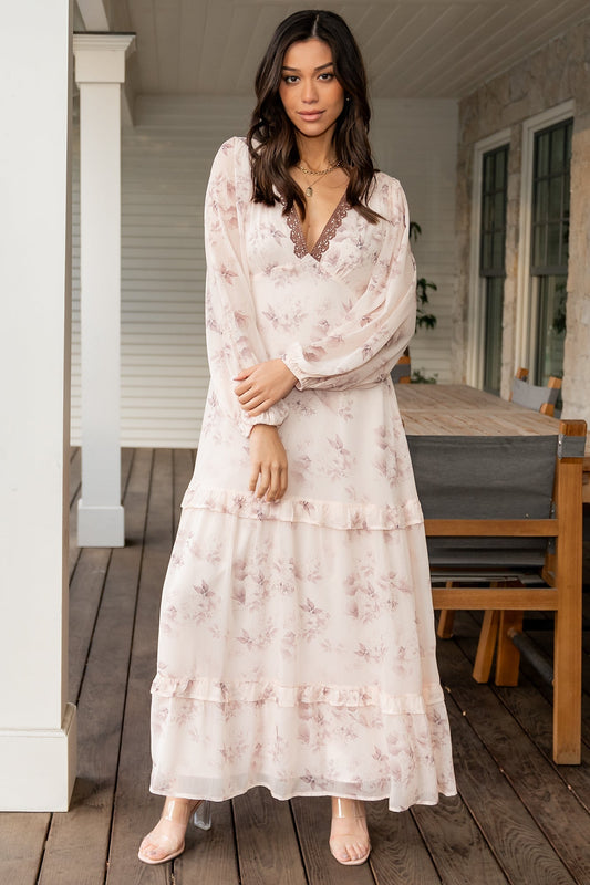 Baltic Born - Rumi Deep V Maxi Dress