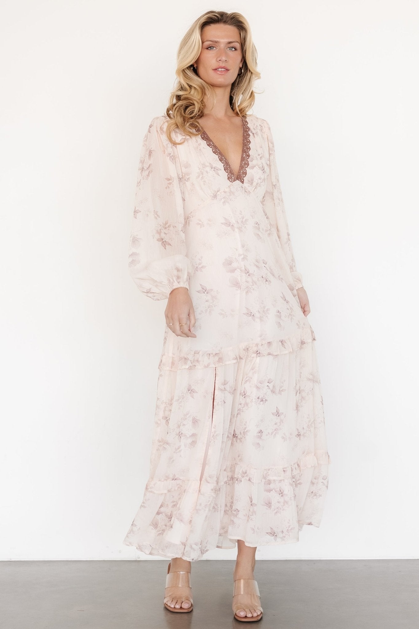 Baltic Born - Rumi Deep V Maxi Dress
