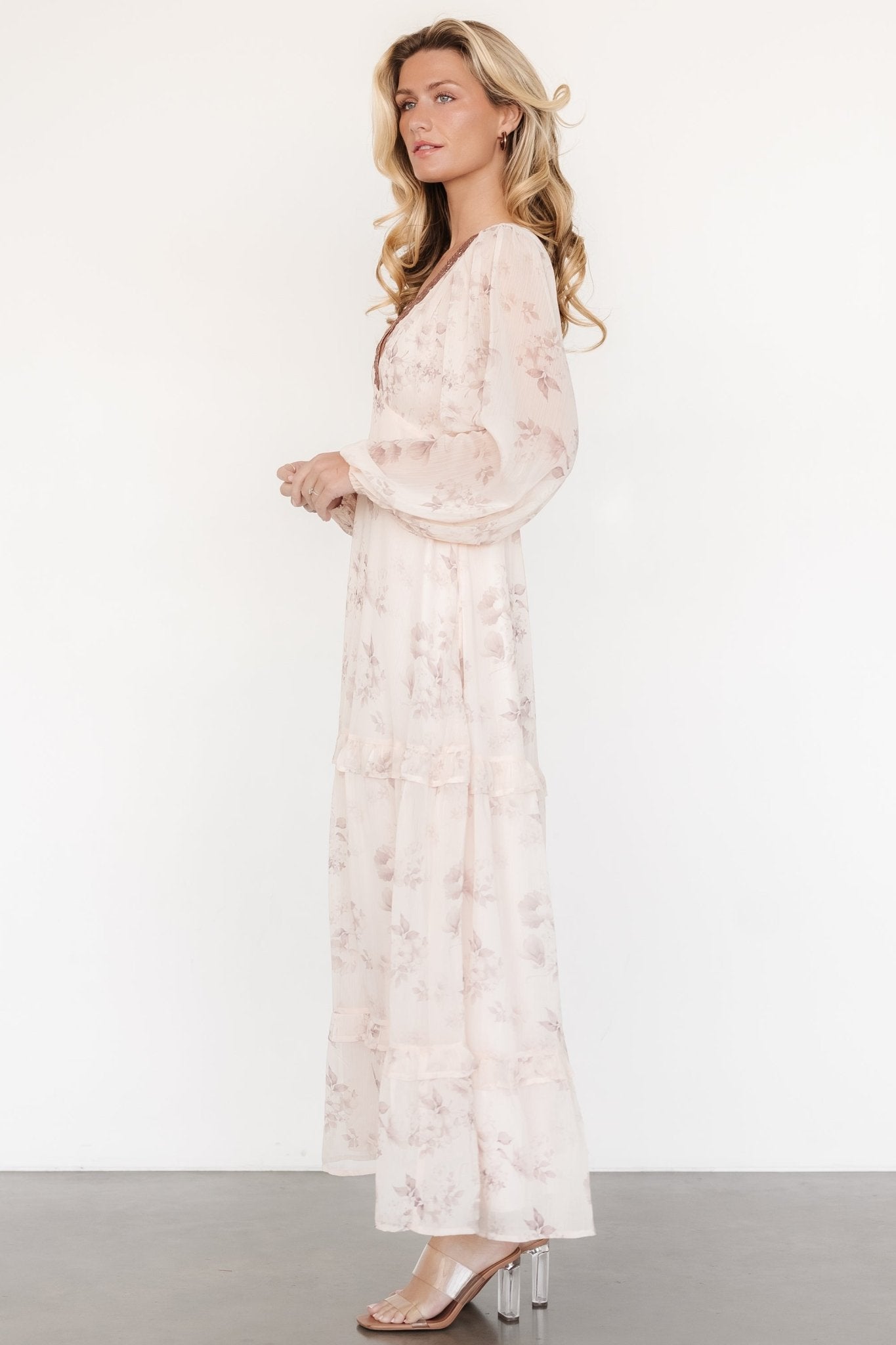 Baltic Born - Rumi Deep V Maxi Dress