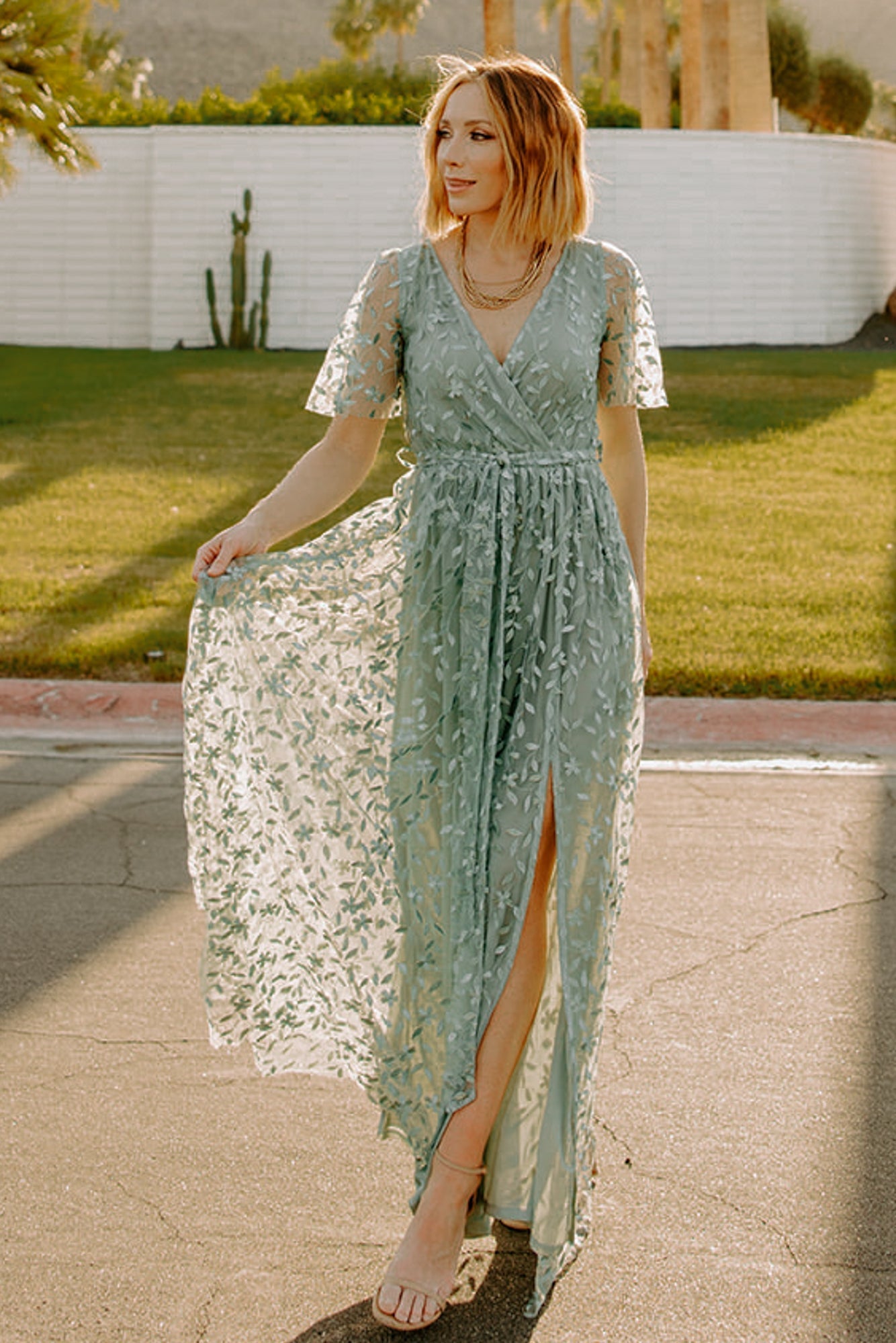 Baltic Born - Marseille Embossed Maxi Dress