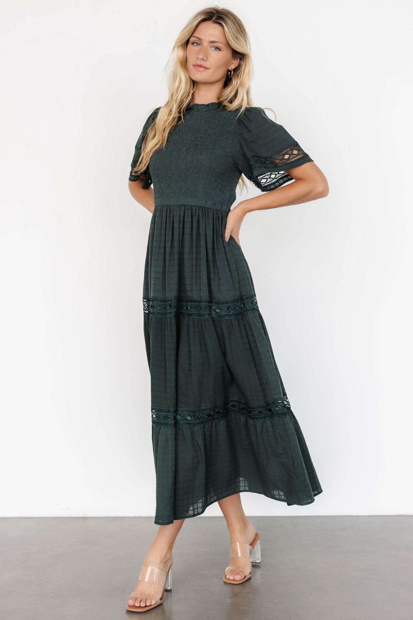 Baltic Born - Loveland Geo Lace Maxi Dress