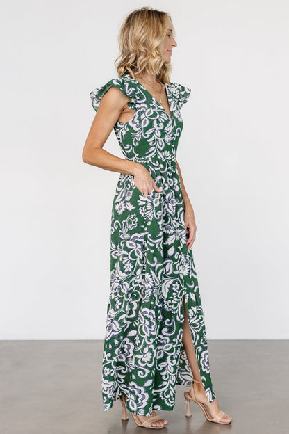 Baltic Born - Kaia Button Maxi Dress