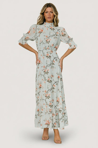 Baltic Born - Marie Mock Neck Maxi Dress