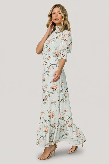 Baltic Born - Marie Mock Neck Maxi Dress