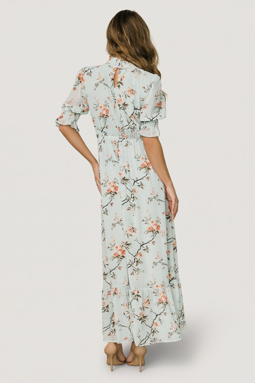 Baltic Born - Marie Mock Neck Maxi Dress