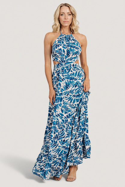 Baltic Born - Brett Halter Maxi Dress