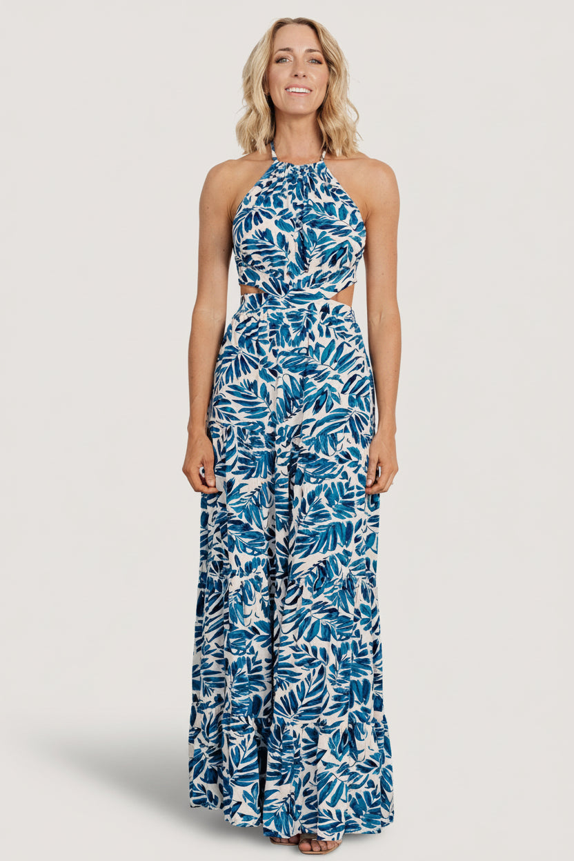 Baltic Born - Brett Halter Maxi Dress