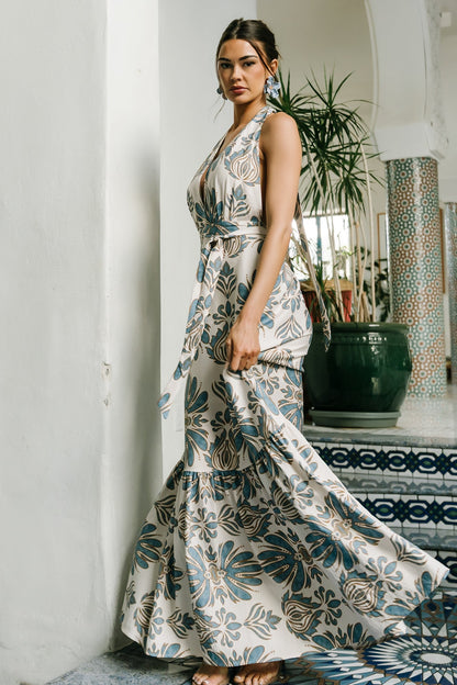 Baltic Born - Estrella Halter Maxi Dress