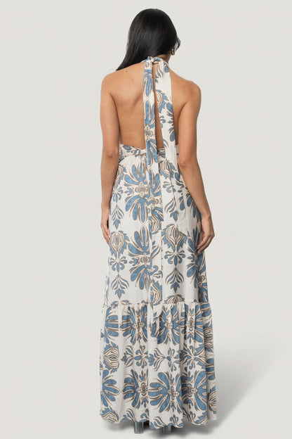 Baltic Born - Estrella Halter Maxi Dress