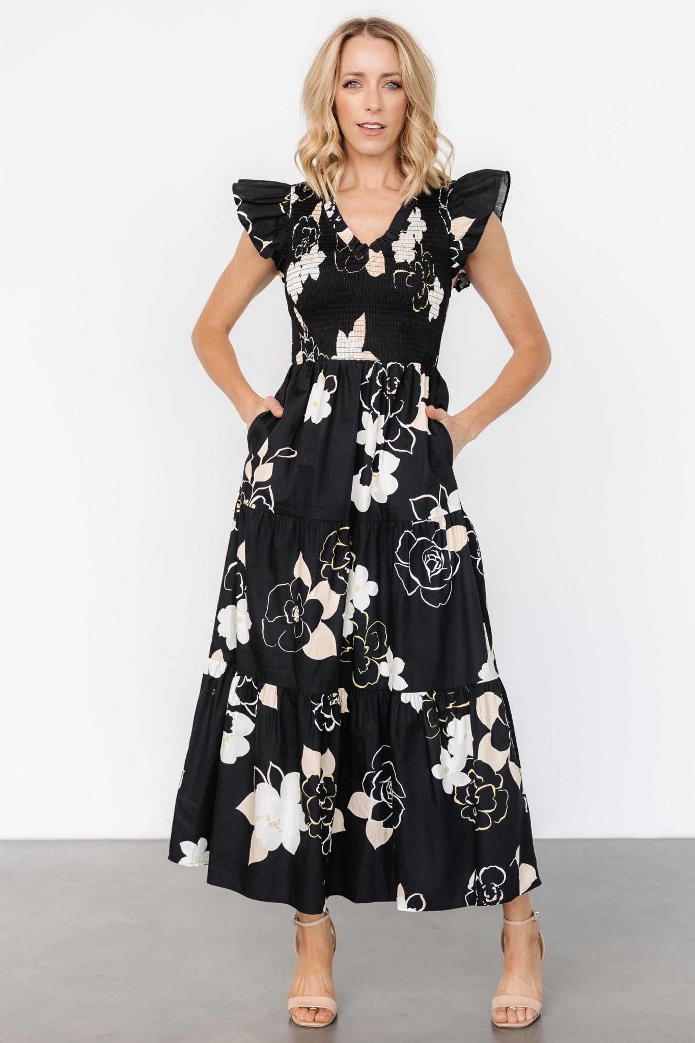 Baltic Born - Ranchero Smocked Maxi Dress