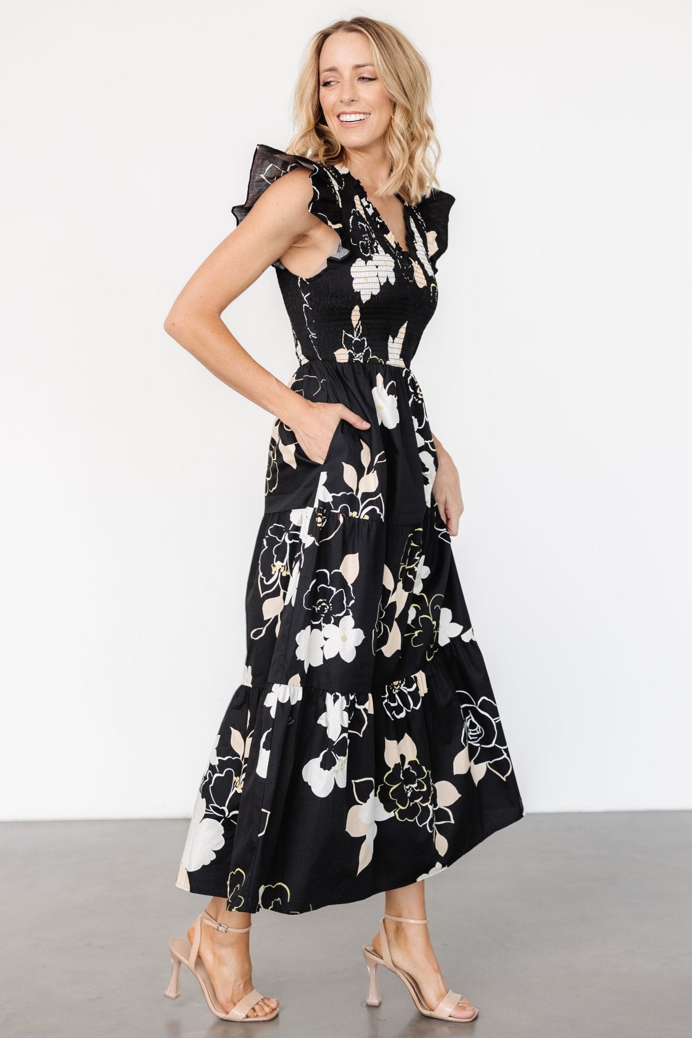 Baltic Born - Ranchero Smocked Maxi Dress