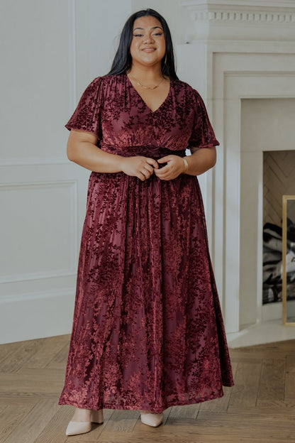 Baltic Born - Leslie Velvet Maxi Dress