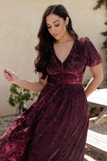 Baltic Born - Leslie Velvet Maxi Dress