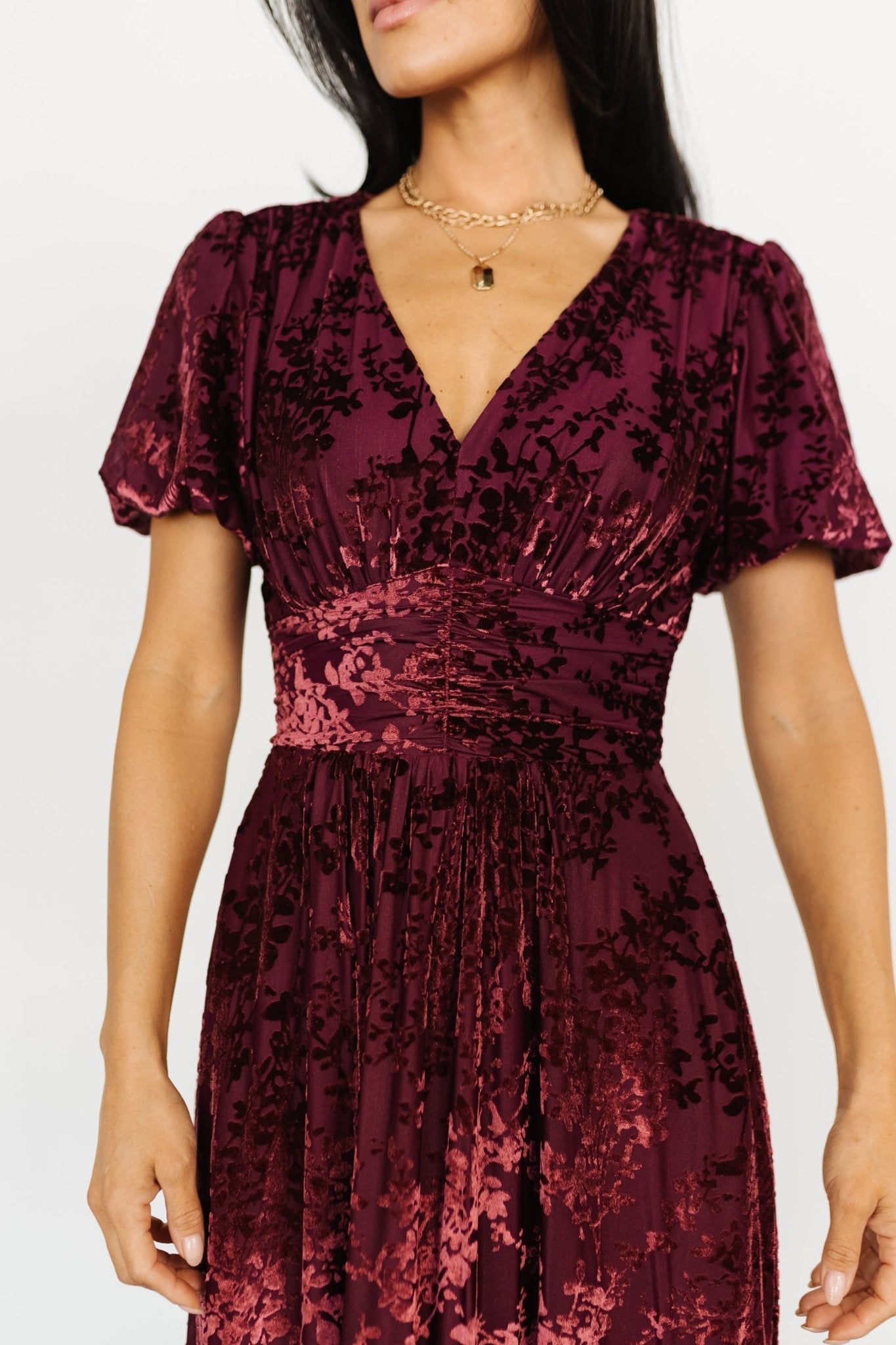Baltic Born - Leslie Velvet Maxi Dress