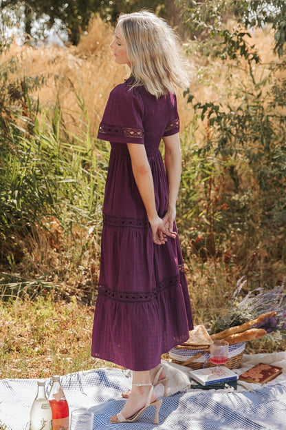 Baltic Born - Loveland Geo Lace Maxi Dress