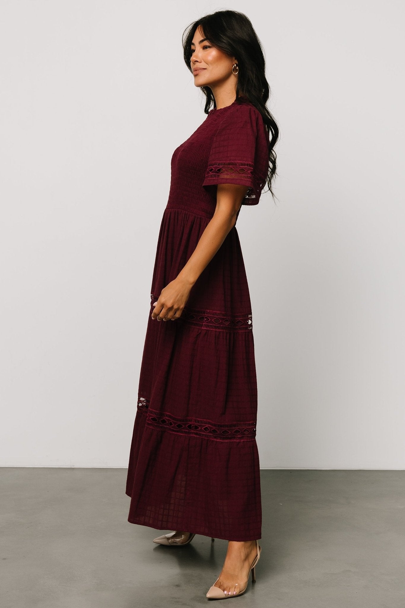 Baltic Born - Loveland Geo Lace Maxi Dress