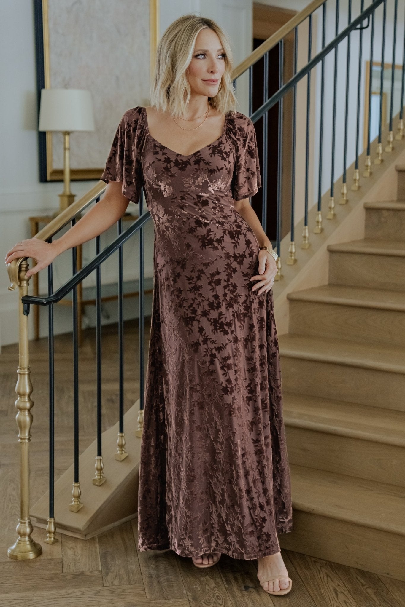 Baltic Born - Everley Velvet Maxi Dress