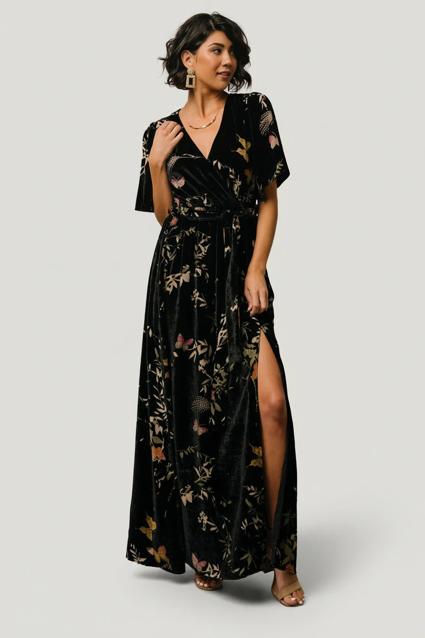 Baltic Born - Uma Velvet Maxi Dress
