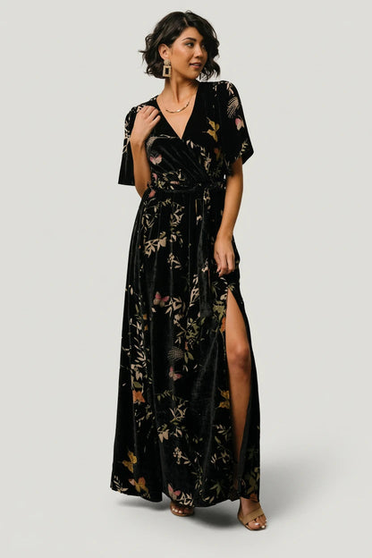 Baltic Born - Uma Velvet Maxi Dress
