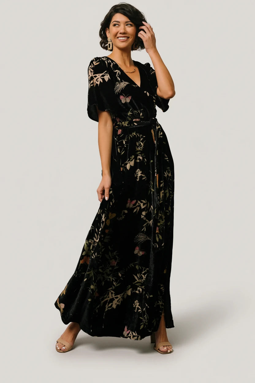 Baltic Born - Uma Velvet Maxi Dress