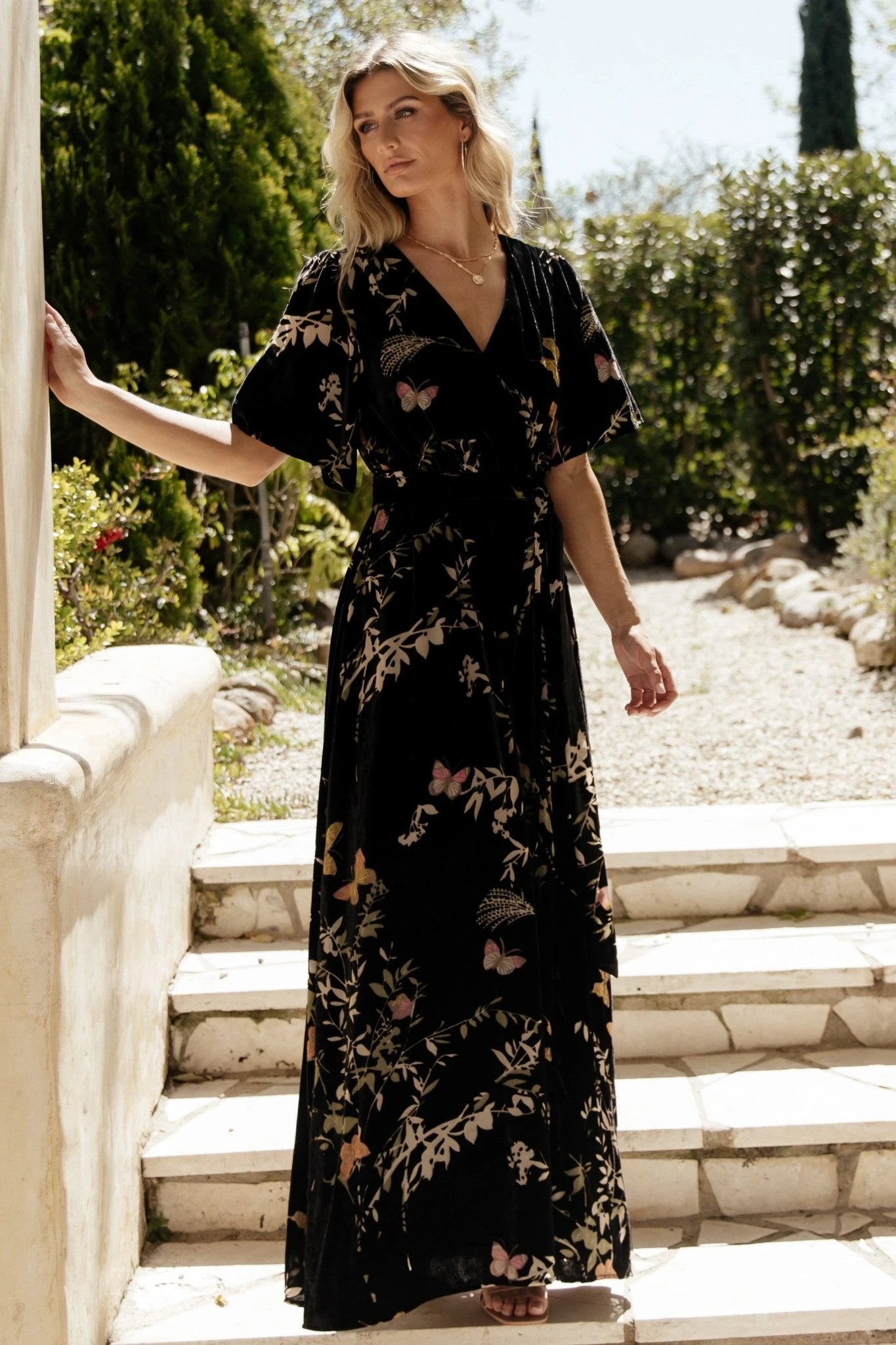 Baltic Born - Uma Velvet Maxi Dress