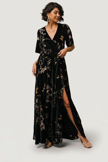 Baltic Born - Uma Velvet Maxi Dress