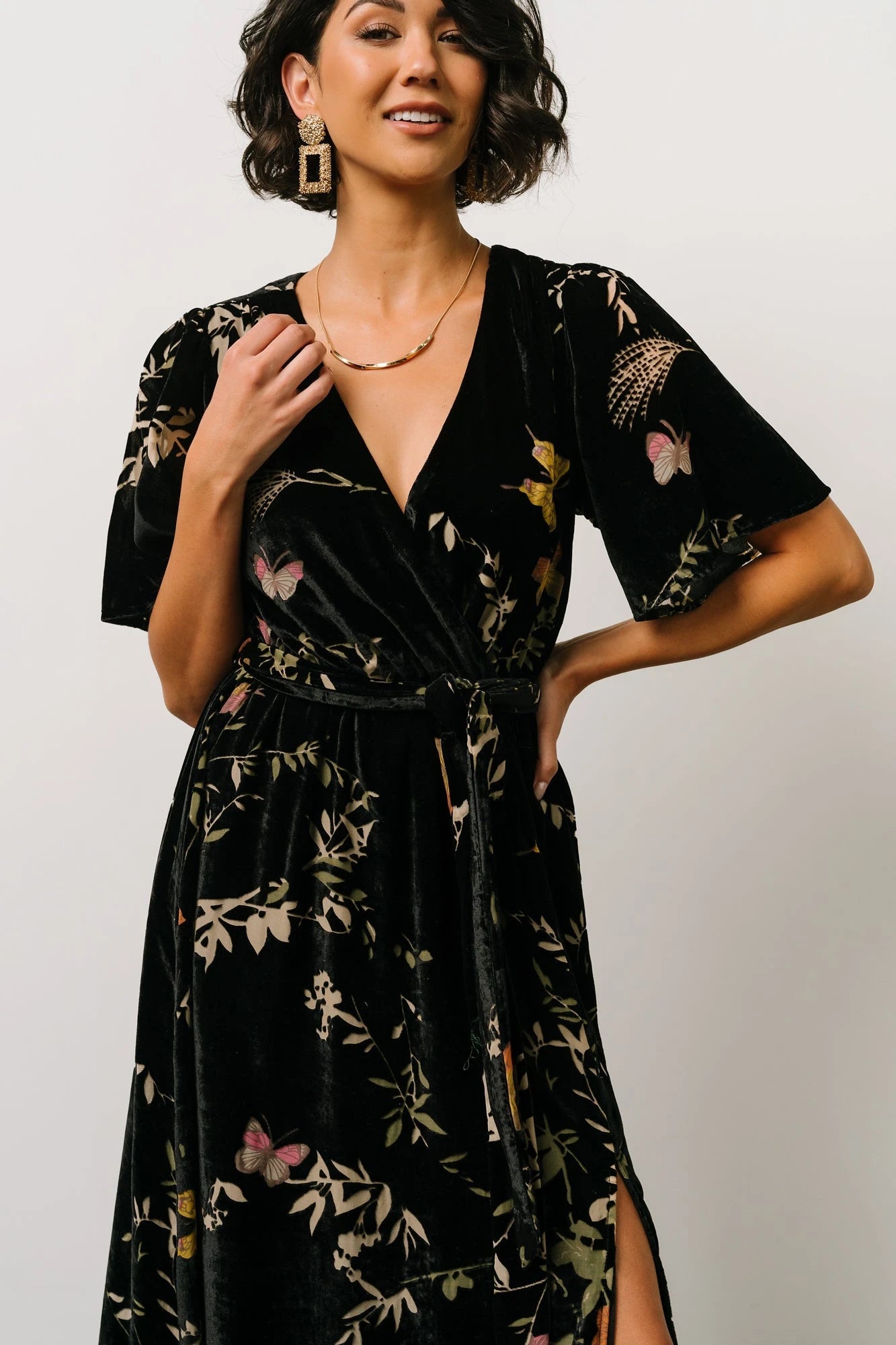 Baltic Born - Uma Velvet Maxi Dress