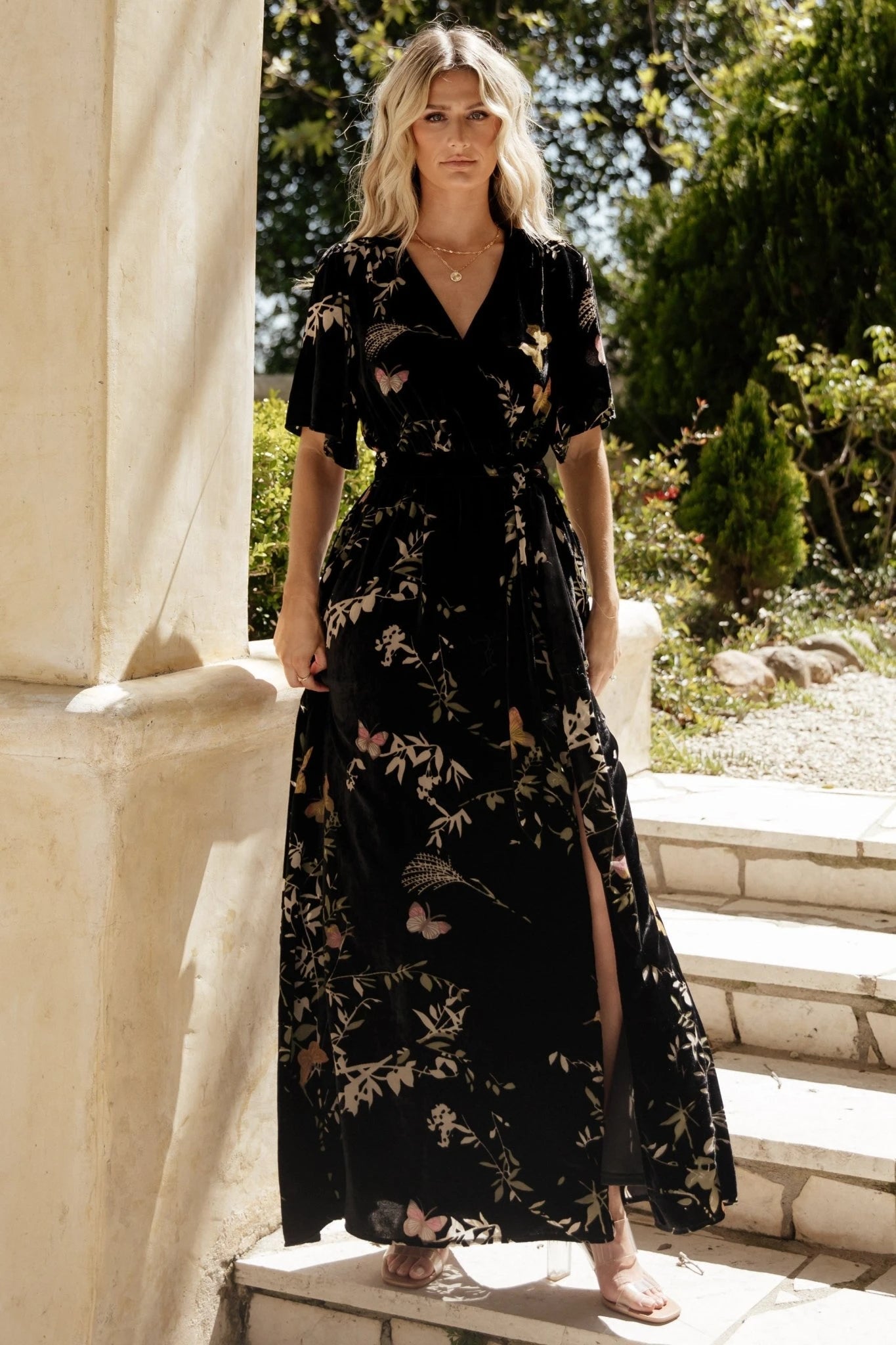 Baltic Born - Uma Velvet Maxi Dress