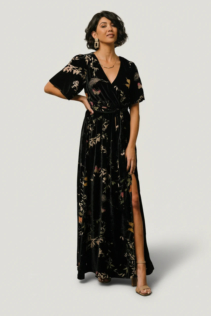 Baltic Born - Uma Velvet Maxi Dress
